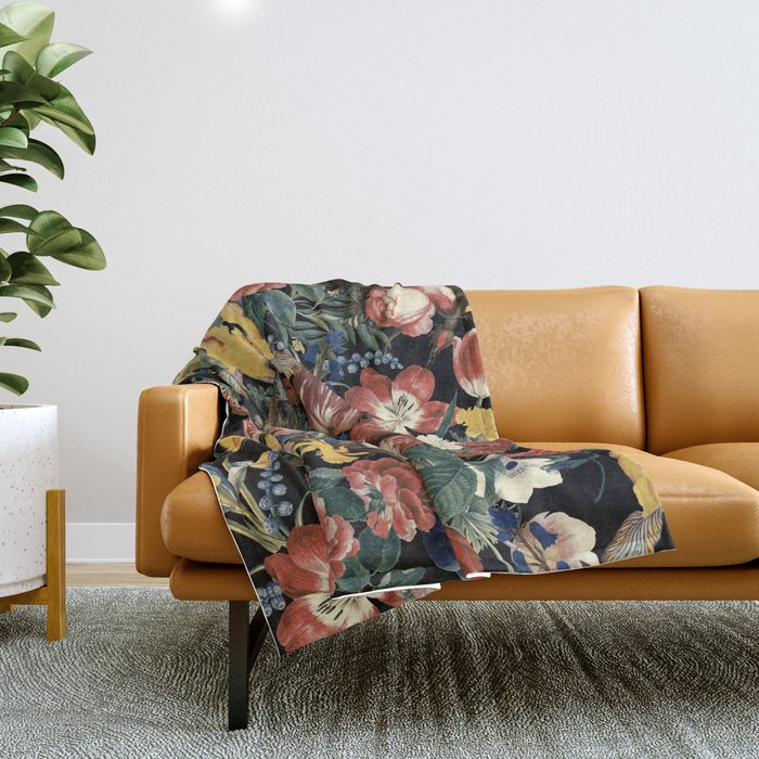 In the Night Garden Throw Blanket Gallery Image 1