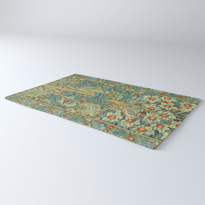 William Morris The Woodpecker Rug Gallery Image 3