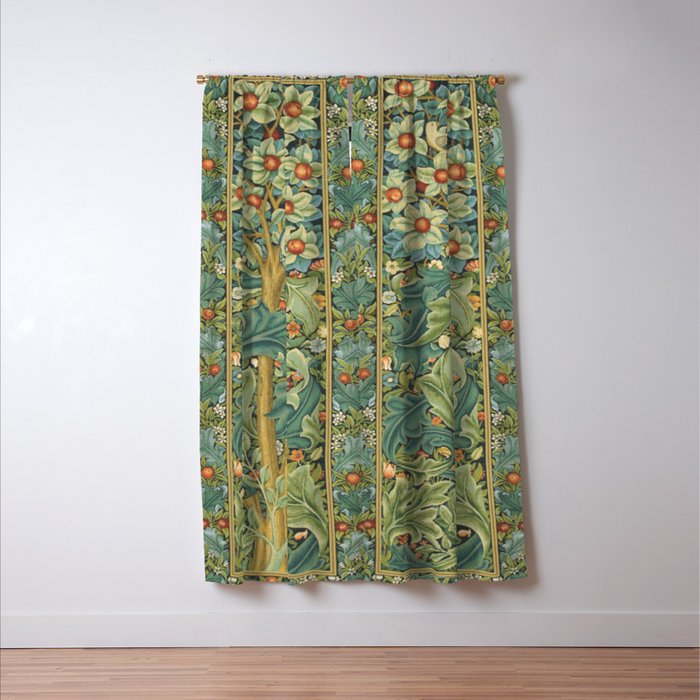 William Morris The Woodpecker Window Curtain Gallery Image 3
