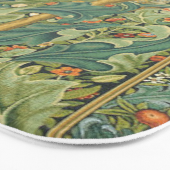 William Morris The Woodpecker Bath Mat Gallery Image 3