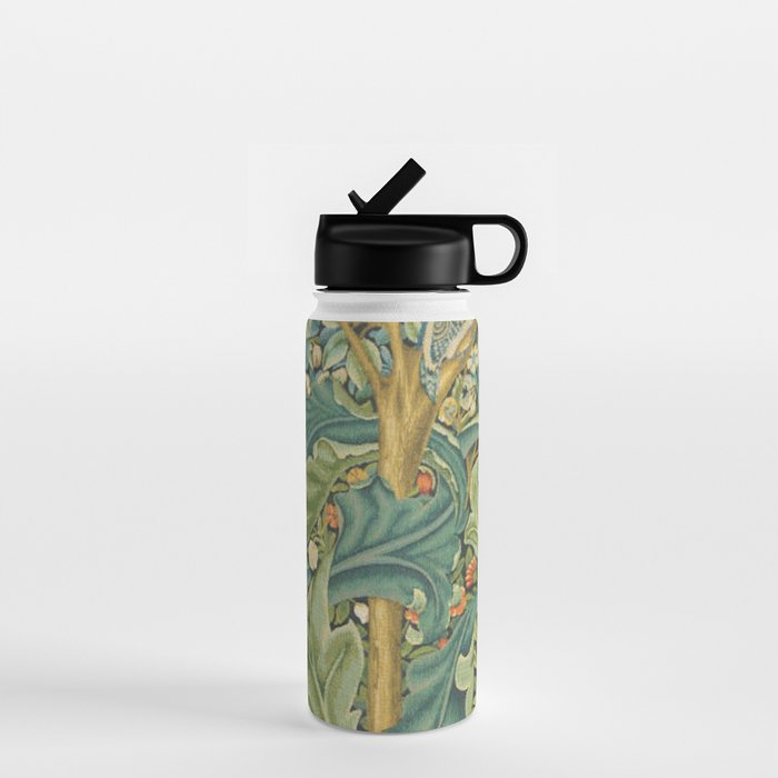 William Morris The Woodpecker Water Bottle Gallery Image 1