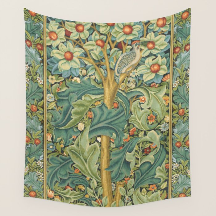 William Morris The Woodpecker Wall Tapestry Gallery Image 4