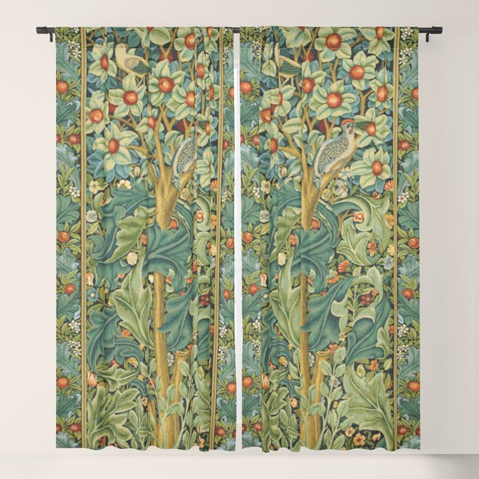 William Morris The Woodpecker Window Curtain Gallery Image 5