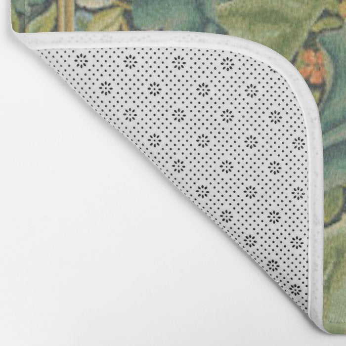 William Morris The Woodpecker Bath Mat Gallery Image 2