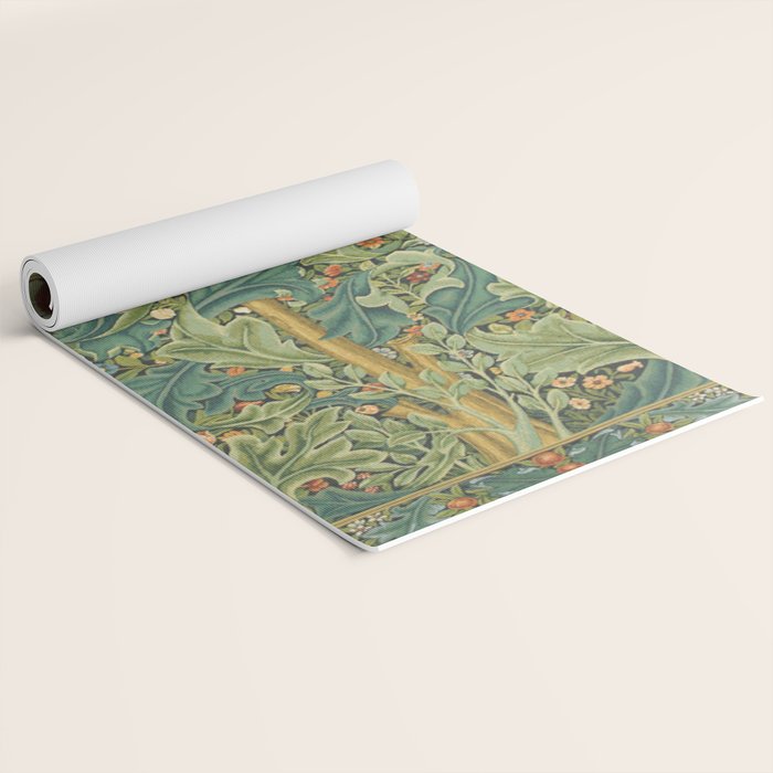 William Morris The Woodpecker Yoga Mat Gallery Image 2