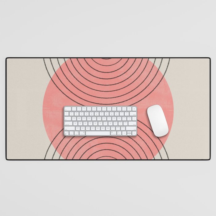 Perfect Touch Peach Desk Mat Gallery Image 1
