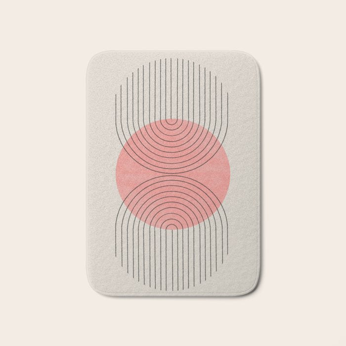 Perfect Touch Peach Bath Mat Gallery Image 1