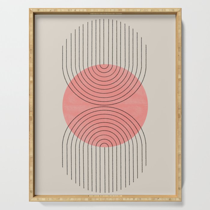 Perfect Touch Peach Serving Tray Gallery Image 1