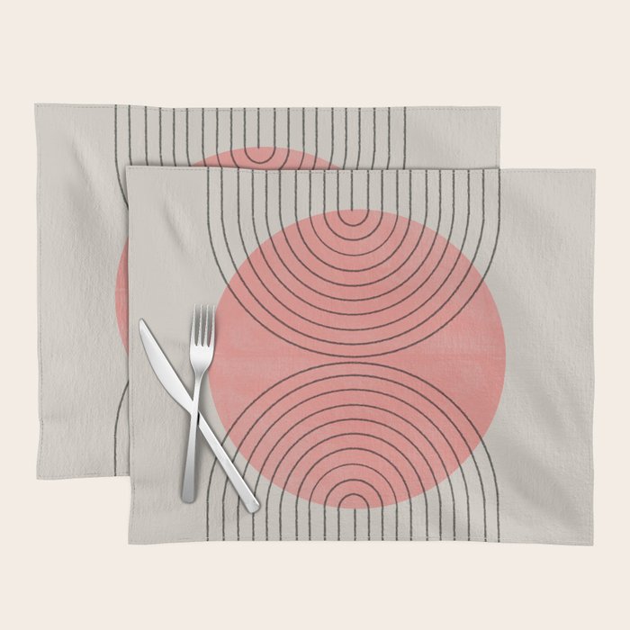 Perfect Touch Peach Placemat Gallery Image 1