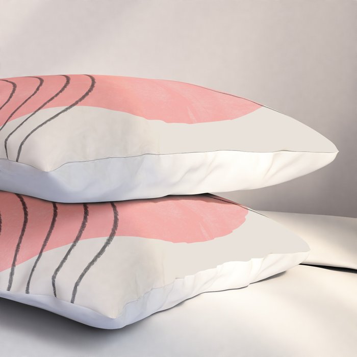 Perfect Touch Peach Pillow Sham Gallery Image 3