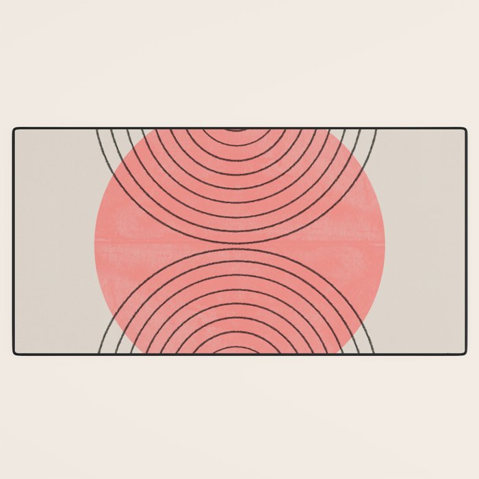 Perfect Touch Peach Desk Mat Gallery Image 3