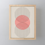 Perfect Touch Peach Mini Art Print Gallery Image 1