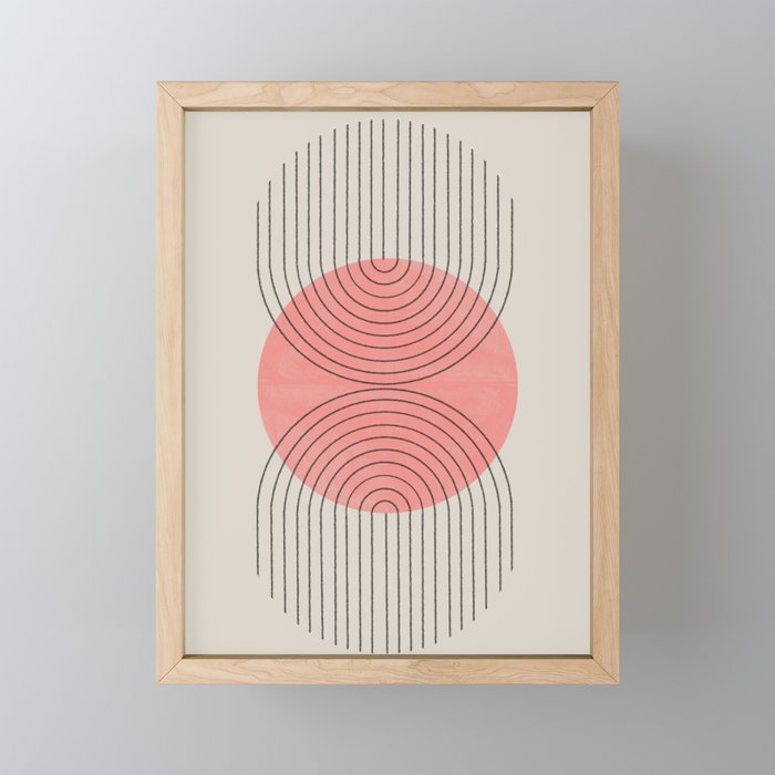 Perfect Touch Peach Mini Art Print Gallery Image 1