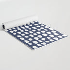 Dots (Navy) Yoga Mat Gallery Image 2