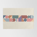 Geometric Balance Multicolor Rug Gallery Image 2