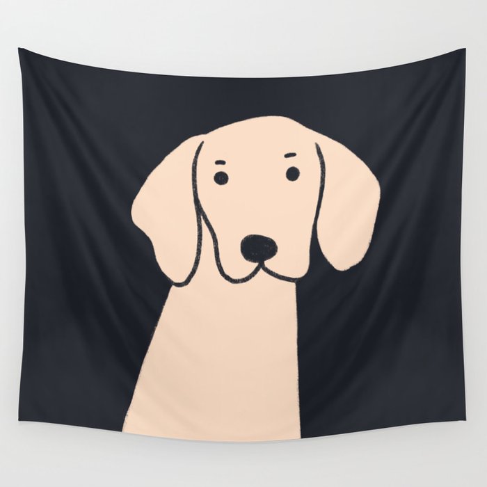 Hello dog Wall Tapestry Gallery Image 4