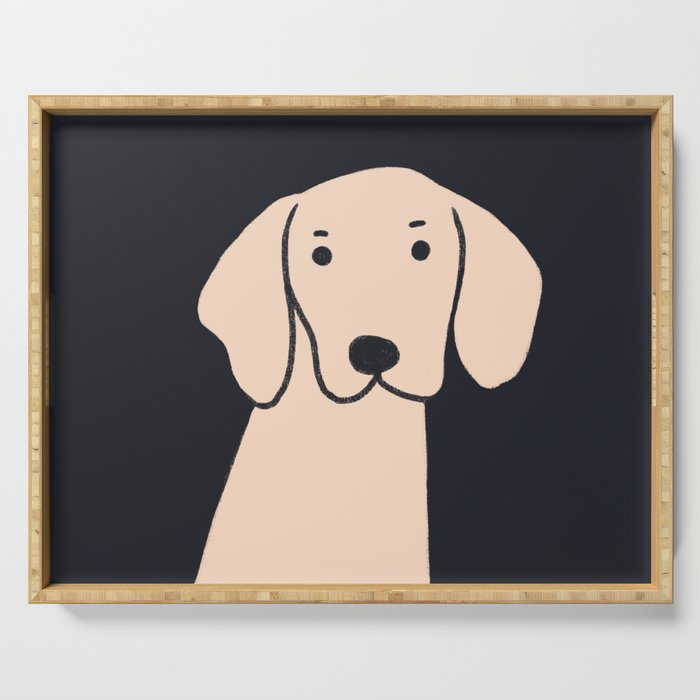 Hello dog Serving Tray Gallery Image 1
