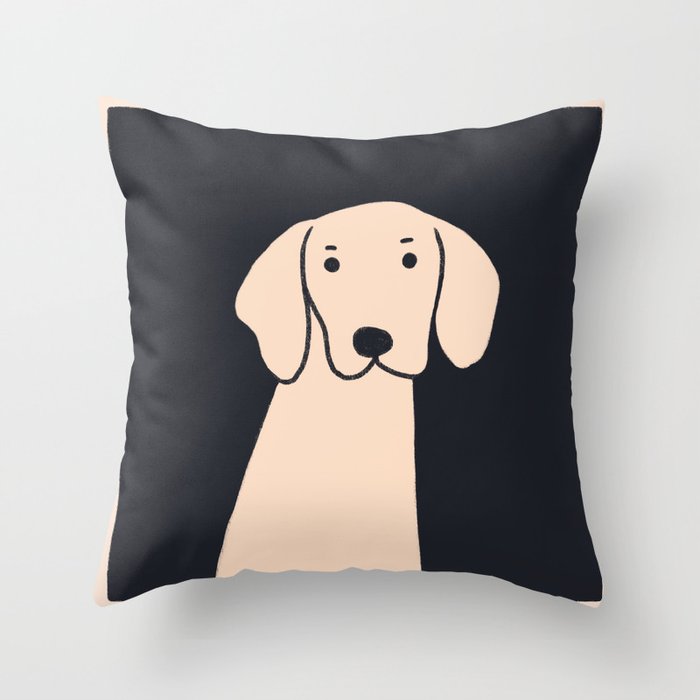 Hello dog Throw Pillow Gallery Image 6