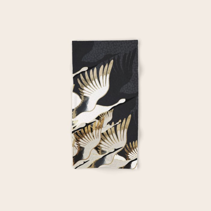 Crane Abstract Bath Towel Gallery Image 1