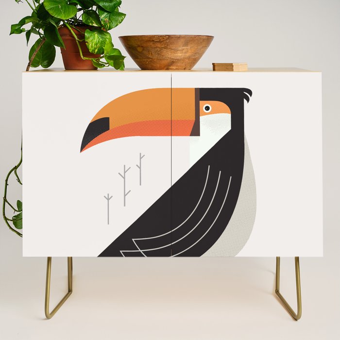 Toucan, Bird of South America Credenza Gallery Image 1