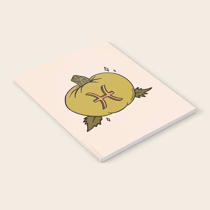 Pisces Pumpkin Notebook Gallery Image 2