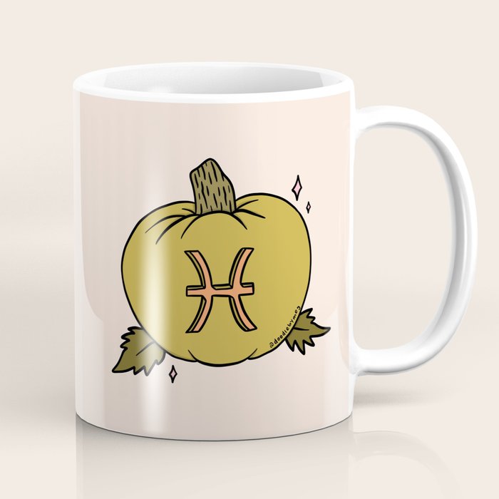Pisces Pumpkin Coffee Mug Gallery Image 1