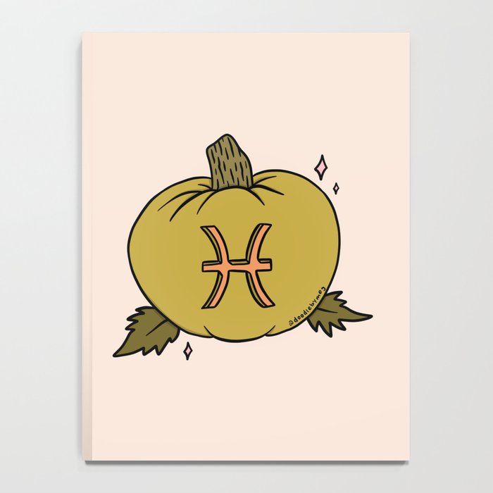 Pisces Pumpkin Notebook Gallery Image 4