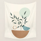 Azzurro Shapes No 57 Wall Tapestry Gallery Image 4