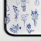 Simple Still Life with Flowers and Vases Laptop Sleeve Gallery Image 3