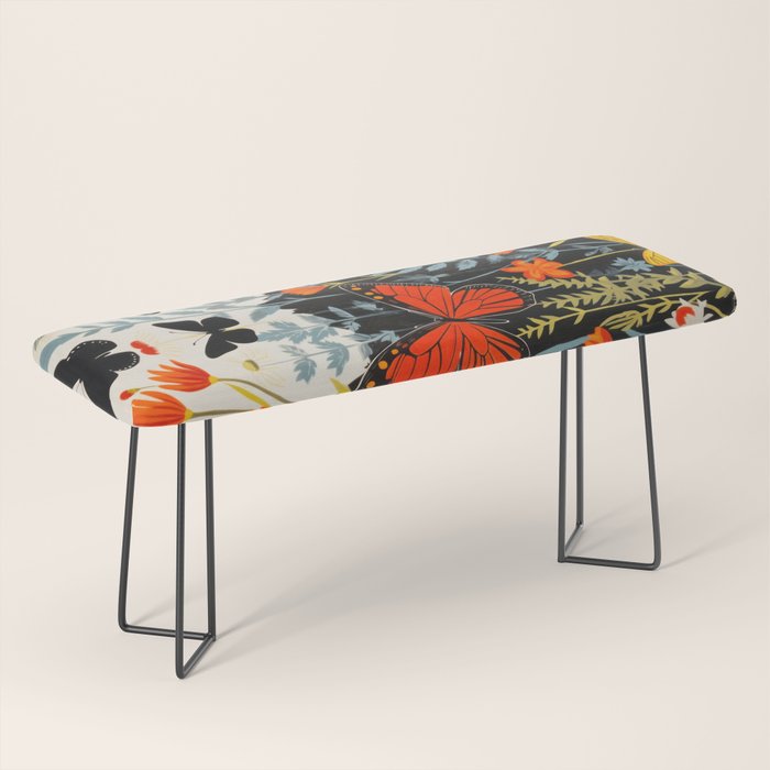 Butterfly Spring Garden Bench Gallery Image 1