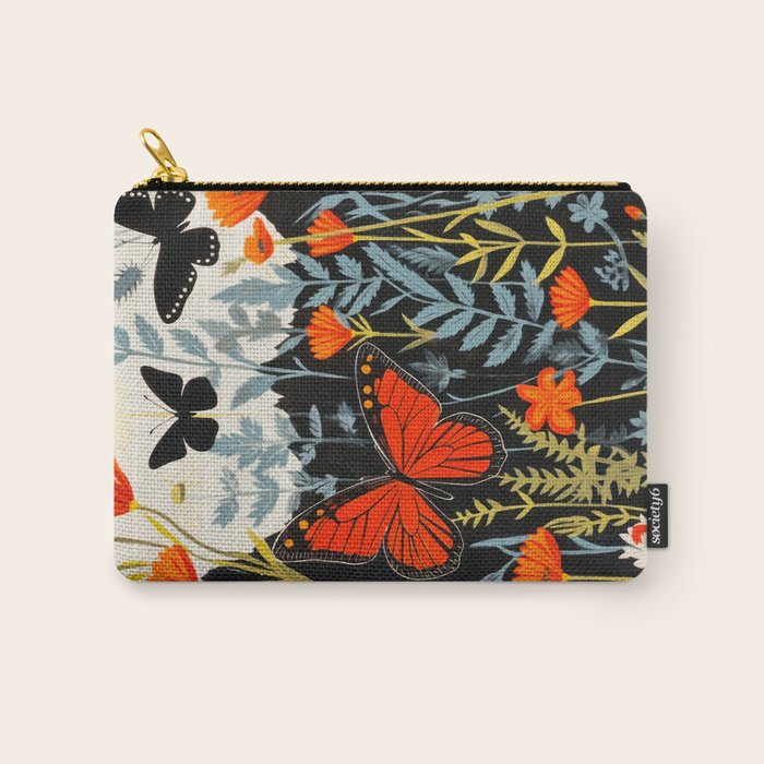 Butterfly Spring Garden Carry All Pouch Gallery Image 1