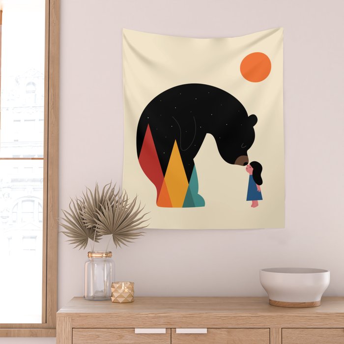 Nose To Nose Wall Tapestry Gallery Image 2
