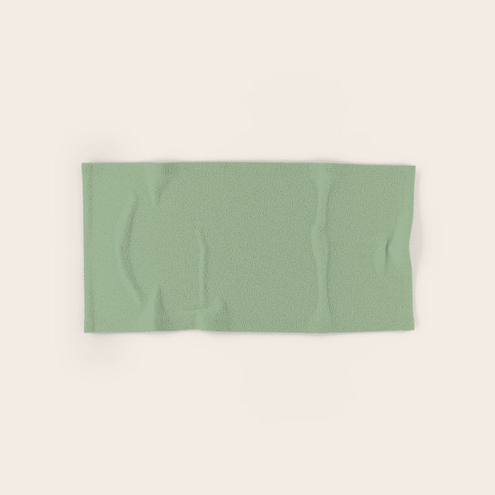Solid Color SAGE GREEN  Bath Towel Gallery Image 1
