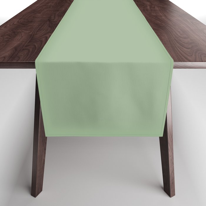 Solid Color SAGE GREEN  Table Runner Gallery Image 1