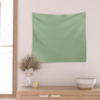 Solid Color SAGE GREEN  Wall Tapestry Gallery Image 2