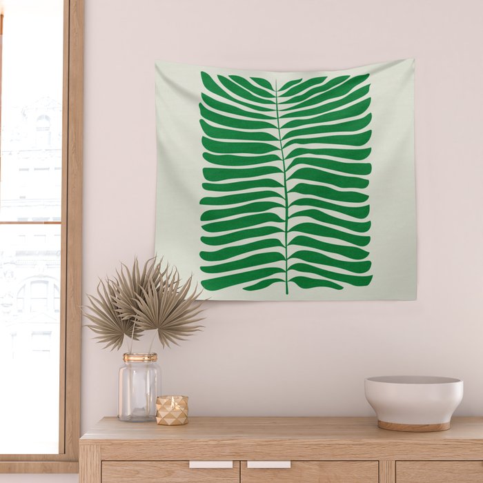 JAZZ FERNS 03 | Rain Forest Matisse Edition Wall Tapestry Gallery Image 2