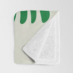 JAZZ FERNS 03 | Rain Forest Matisse Edition Throw Blanket Gallery Image 3