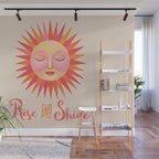 Rise And Shine Happy Sun Wall Mural Gallery Image 1