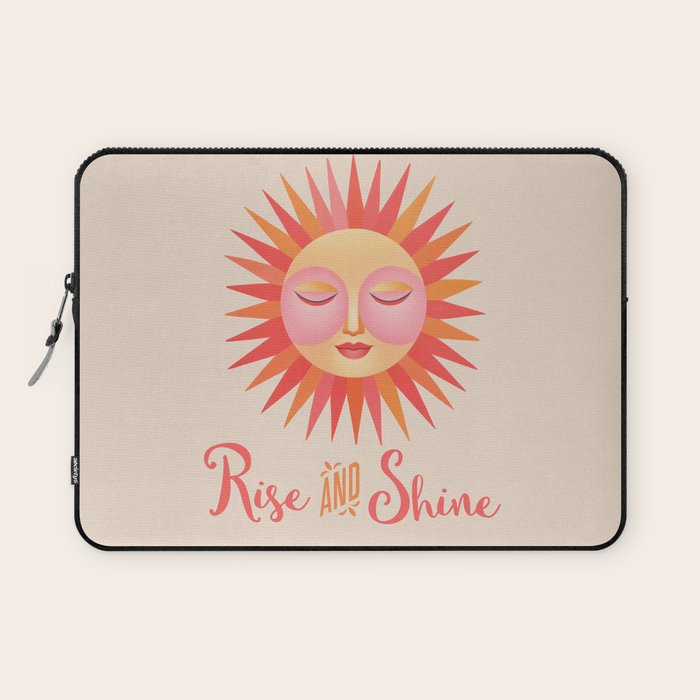 Rise And Shine Happy Sun Laptop Sleeve Gallery Image 1
