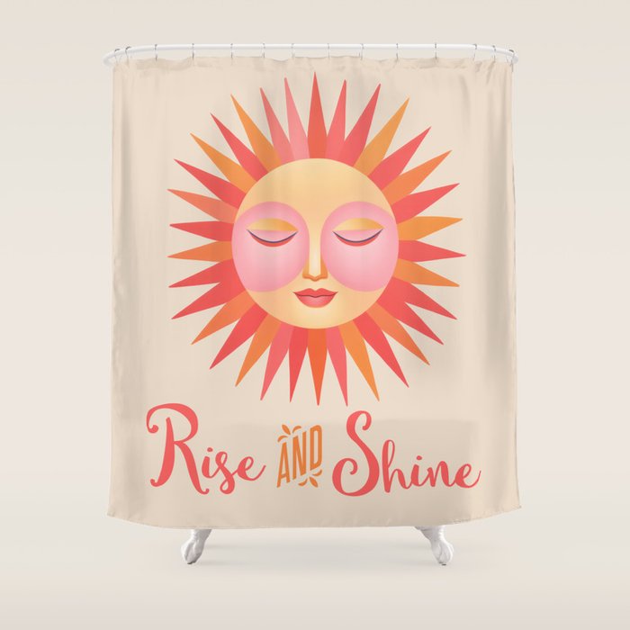 Rise And Shine Happy Sun Shower Curtain Gallery Image 1