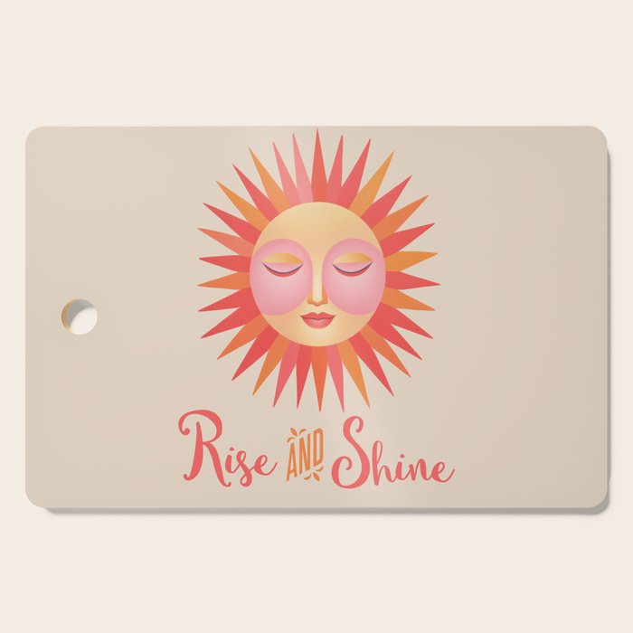 Rise And Shine Happy Sun Cutting Board Gallery Image 1