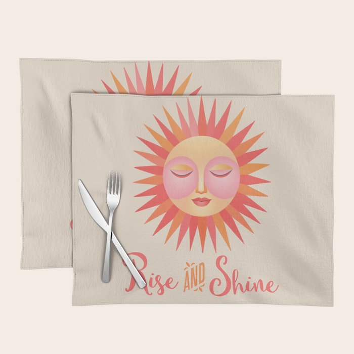 Rise And Shine Happy Sun Placemat Gallery Image 1