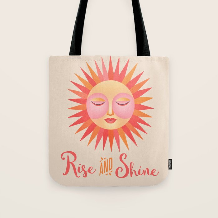 Rise And Shine Happy Sun Tote Bag Gallery Image 1