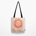 Rise And Shine Happy Sun Tote Bag Gallery Image 2