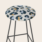 Snow Leopard Print Stool Gallery Image 2