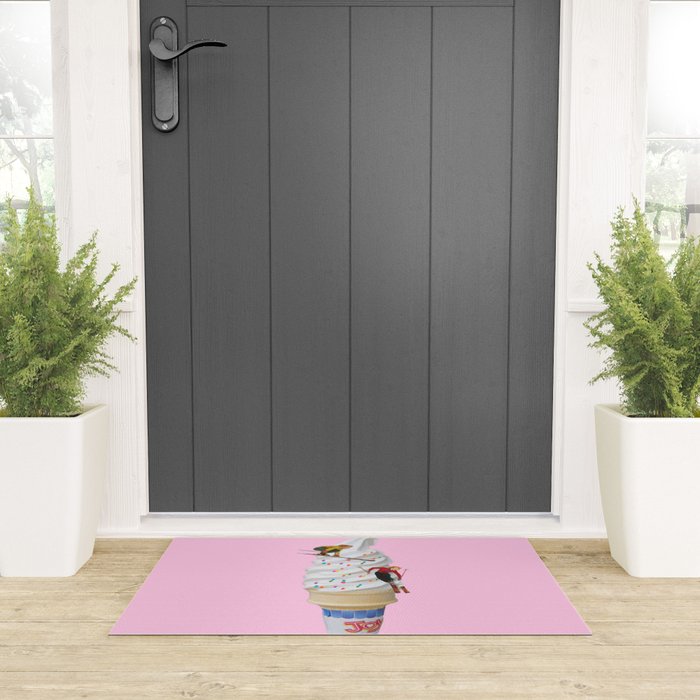 sweet shred pink Welcome Mat Gallery Image 3