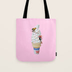 sweet shred pink Tote Bag Gallery Image 1