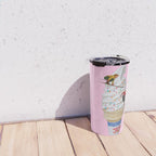 sweet shred pink Travel Mug Gallery Image 4