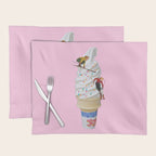 sweet shred pink Placemat Gallery Image 1