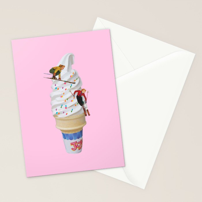 sweet shred pink Stationery Card Gallery Image 2